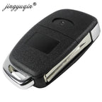 10pcs Shell Flip Remote Key Case Fob 4 Button For Hyundai Mistra Santa Fe Sonata Tucson Accent I30 I40 IX45 TOY40/TOY20R/HYN14 CM World