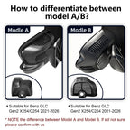 Mangoal 4K WiFi & APP GPS Car DVR Dash Cam For Mercedes Benz GLC Gen2 X254 C254 2021-2026 Model A/B Plug and Play Car Mobile World