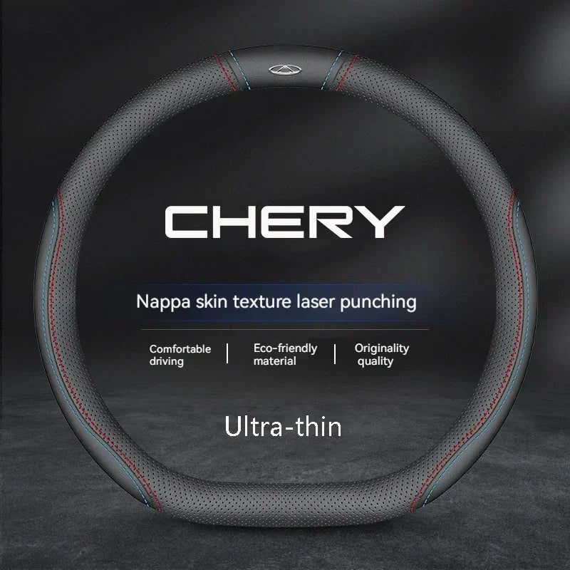 Suitable for Chery Series Arrizo Tiggo 7 4 3 5 Pro 8 Plus Car Suede Steering Wheel Cover Auto Accessories CM World