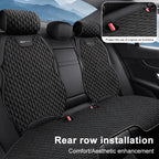 SEAMETAL Four Seasons Car Seat Cover Front Rear Car Seat Cushion Airbag Compatible Seat Protector Breathable Car Accessories Car Mobile World