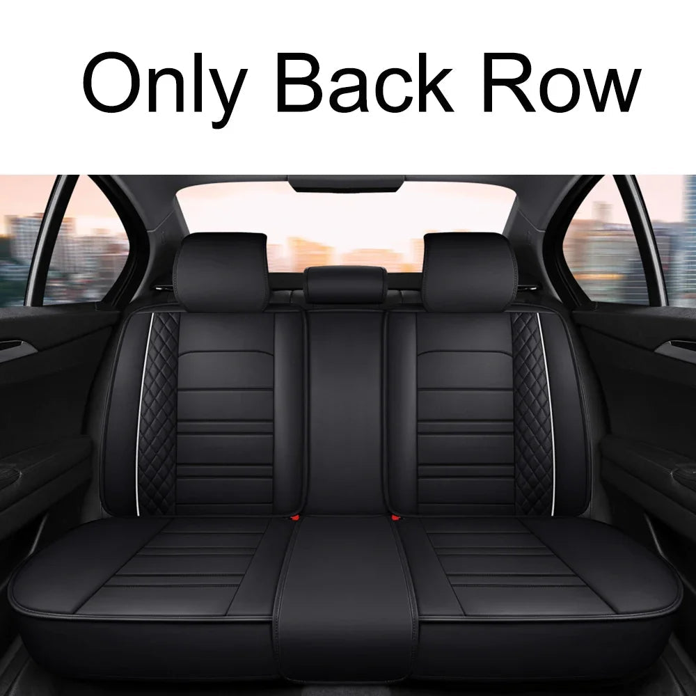 Full Coverage Pu Leather Car Seat Covers for JAGUAR XF F-Pace E-pace I-Pace X-Type XE XJ XK Car Accessories Car Mobile World