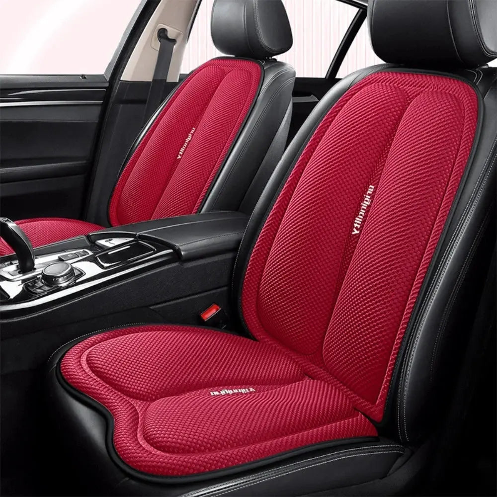 Originality Ice Silk Car Seat Cover Ventilation Air Layer Cool Seat Covers Half-wrapped Soft Full Set Seat Covers For All Cars Car Mobile World