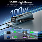 Vention 20000mAh 165w Power Bank PD Fast Charge Portable Powerbank for Laptop MacBook iPhone Xiaomi USB External Battery Charger Car Mobile World