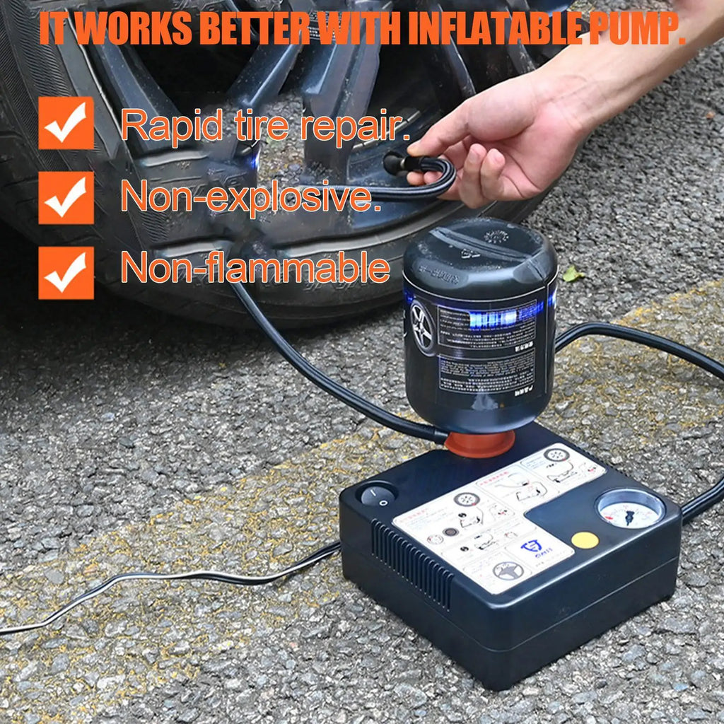 450ml Car Tire Repair Fluid Puncture Repair Sealant Automatic Tire Repair Fluid Grade Tire Repair Sealant Quick Inflator Tools