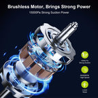 80000RPM Wireless Car Vacuum Cleaner 4 In 1 Brushless Motor High Power Portable Handheld Vacuum Home Office Mini Cleaning Tool Car Mobile World