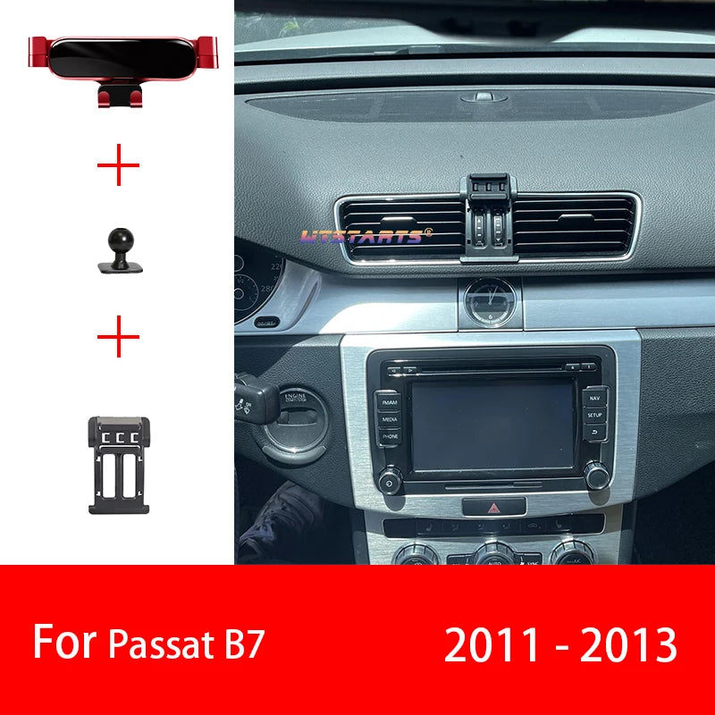 Car Phone Holder Mobile Mount Stand For Volkswagen Passat B7 B8 B9 2011-2023 Adjustable GPS Special Navigation Bracket CM World