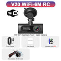 WIFI 3 Channel Dash Cam for Car 1080P Video Recorder 3/2Lens Dashcam Car DVR Front and Rear View Camera Black Box Car Accessory Car Mobile World