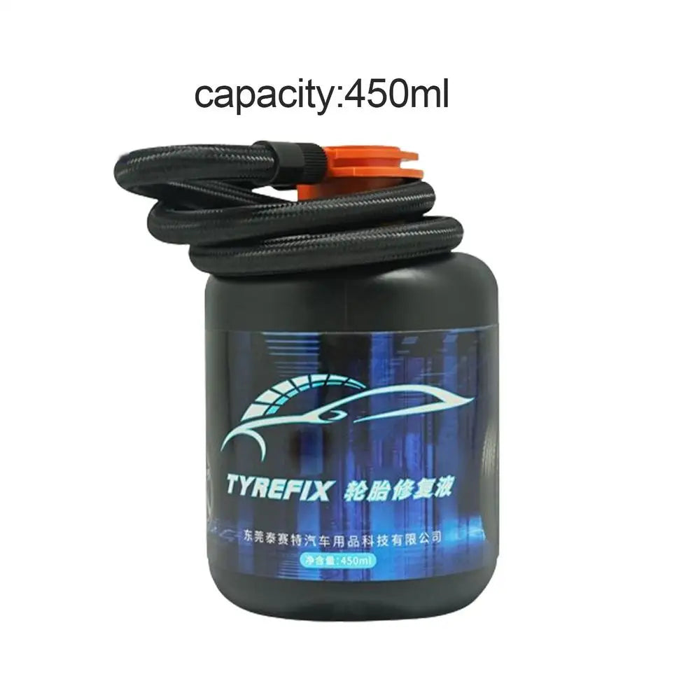 450ml Car Tire Repair Fluid Puncture Repair Sealant Automatic Tire Repair Fluid Grade Tire Repair Sealant Quick Inflator Tools