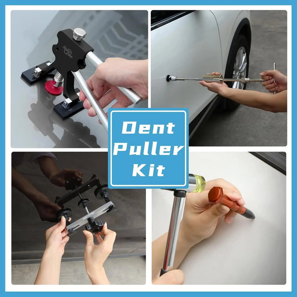 Super PDR Paint-free Dent Repair Tool Professional Dent Repair Tool  Suction Cup Dent Puller Tool Set Car Hail Dent Removal Kit CM World