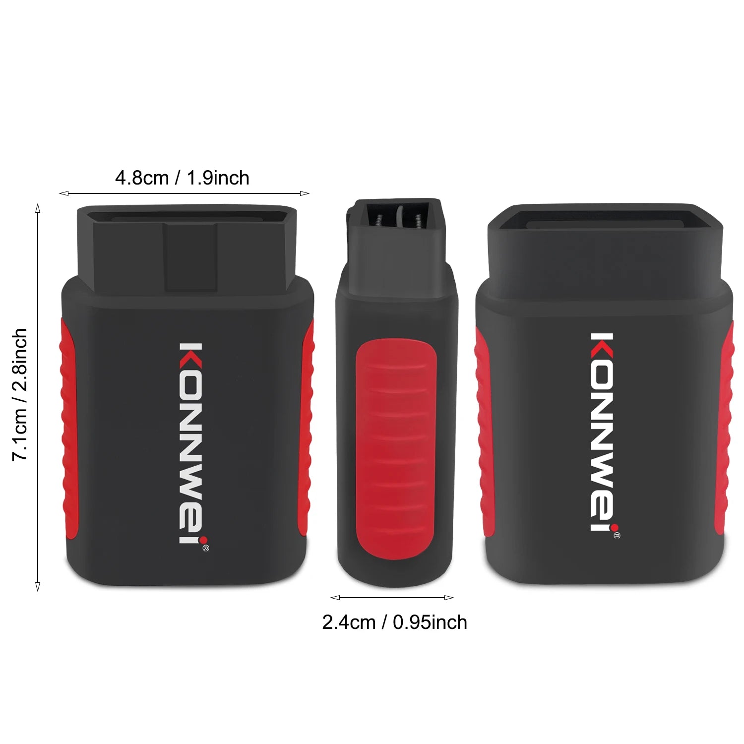 KONNWEi Car OBD2 Scanner Bluetooth Connection APP Control EPB/DPF/OiL/BMS Reset Function Fault Code View Car OBD Diagnostic Tool Car Mobile World