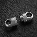 New Titanium Alloy Magnetic Suction Quick Release Keychain Key Ring Men Can Rotate 360° Car Key Chain Push Pull Buckle CM World