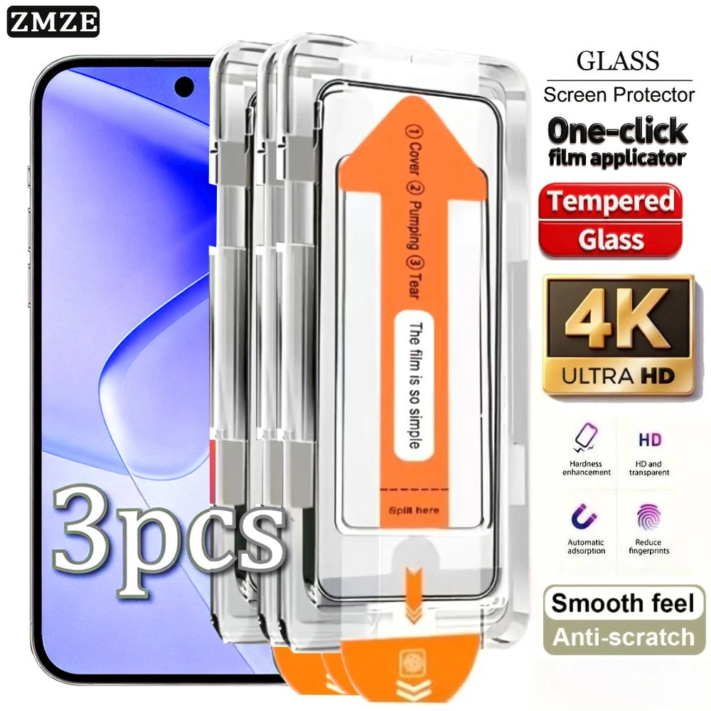 High-Definition Tempered Glass for Xiaomi 13/14/15Pro/Ultra/13T/14T/Pro/17/17 Pro/Pro Max Series Anti-Scratch, Ultra-Thin Design Car Mobile World