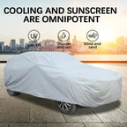 Universal Full Car Cover Portable Outdoor Waterproof UV Protection Anti-Scratch Resistant Car Clothing Auto Dust Cover Accessory Car Mobile World