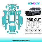 Full Vehicle Clear Bra Precut PPF Paint Protection Film For Jetour T2 2023-2025