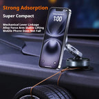 X53 Magnetic Phone Holder Rotating Folding Vacuum Suction Mag Stand For Car Navigation Gym Kitchen Streaming Bracket CM World