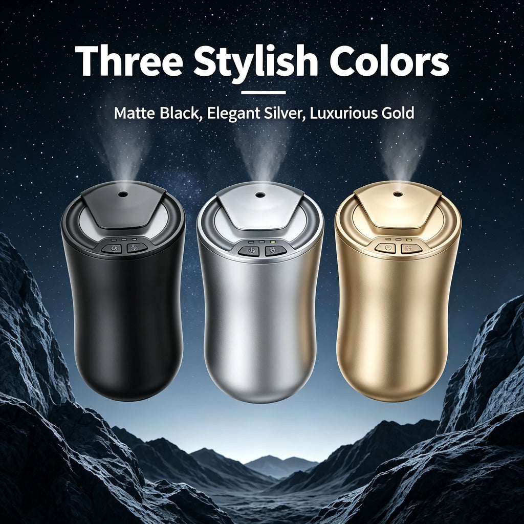 Portable  Car Aroma Diffuser USB Charging Essential Oil Diffuser Suitable for Home Office Car  Intelligent  Smell Distributor