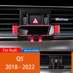 Car Phone Holder Mobile Mount Stand For Audi Q5 8R FY 2010-2023  Adjustable GPS Special Navigation Bracket Accessories CM World