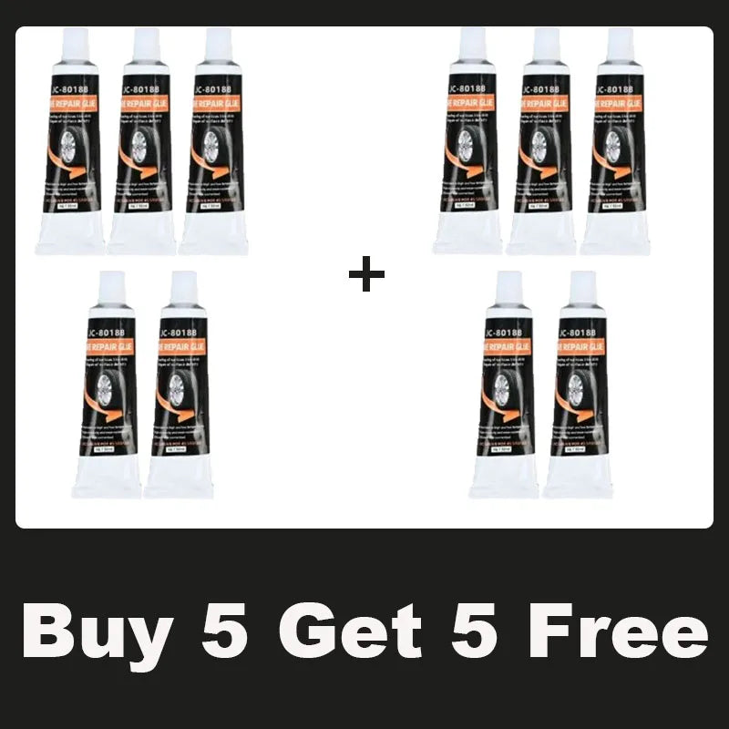 Black Tyre Repair Instant Liquid Strong Rubber Glues Wear-resistant Rubber Non-corrosive Adhesive Glue Car Instant Strong Tools