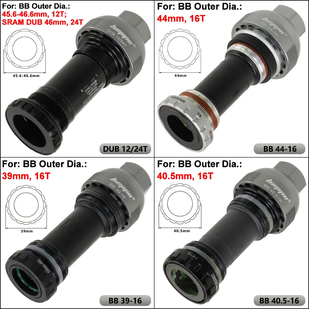 Bike Bottom Bracket Install and Removal Tool BB Puller Tool Kit Bike Repairing Tool Set for Bottom Bracket BBR60 GXP DUB BB52 XT CM World