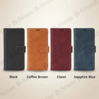 2 In 1 Leather Flip Case for Iphone 18 17 Promax 16 Pro Max 15 Plus 14 13 12 17E 16E Magnetic Cash Card Holder Wallet Phone Case
