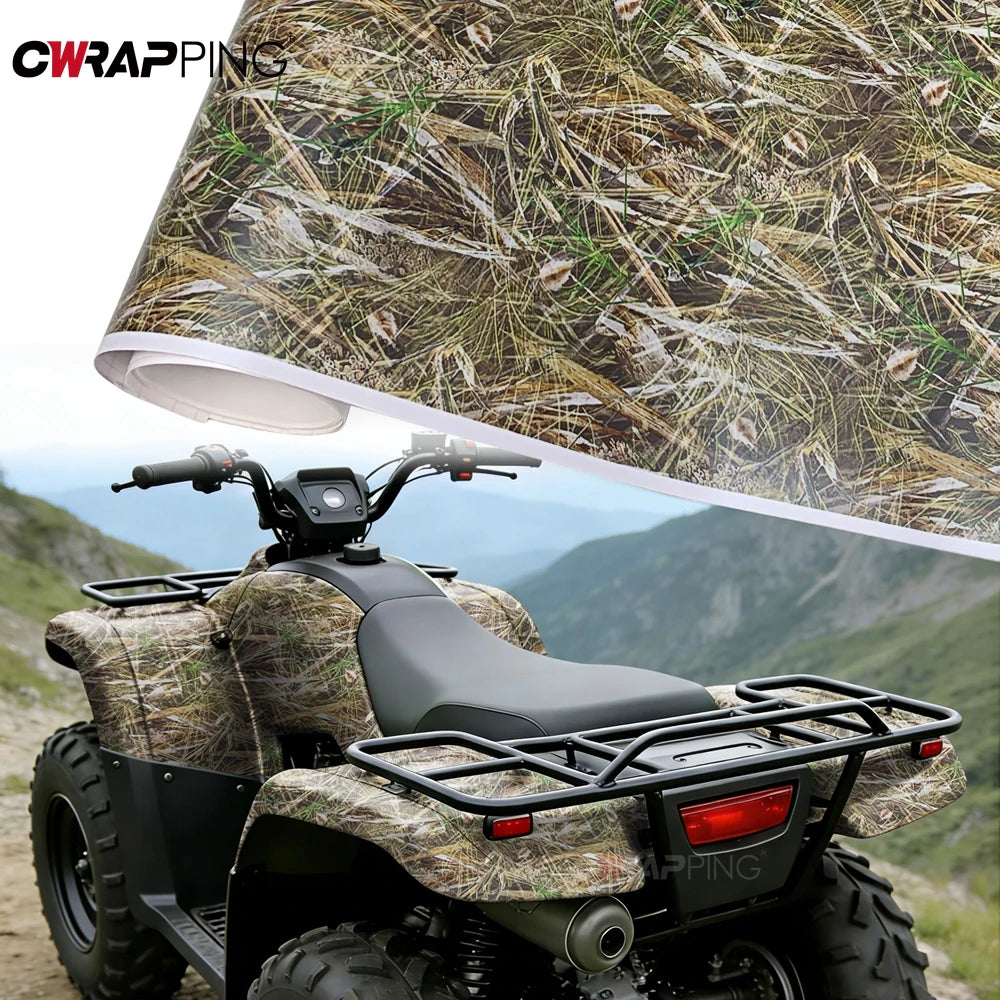 Automotive Vinyl Paper for Car Vinyl Wrap Leaf Camouflage External Car Stickers Waterproof Paint Motorcycle Vinyls Motorcycles Car Mobile World