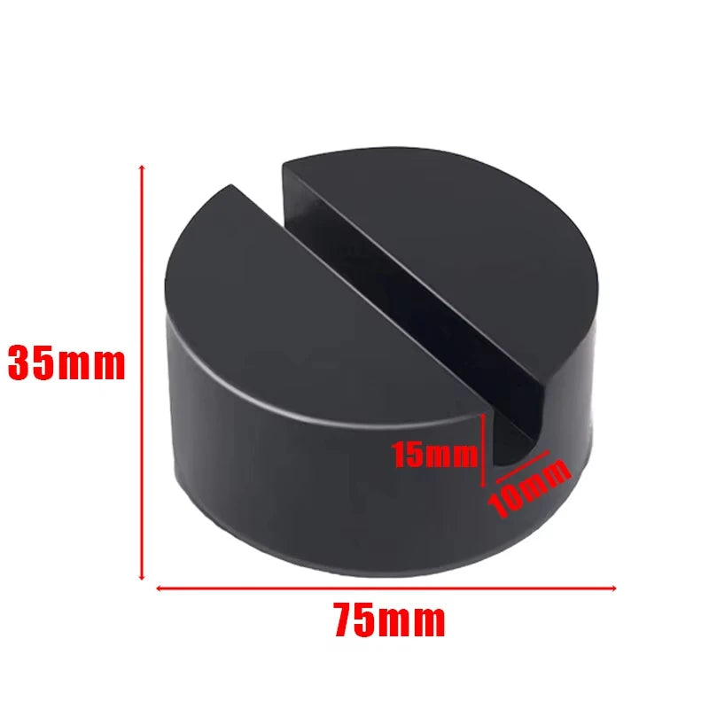 Universal Floor Slotted Car Jack Rubber Pad Pressure Resistant Jacking Tool Pinch Weld Side Lifting Disk For Lexus Subaru Fiat CM World