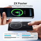 KUULAA Qi2 Magnetic Power Bank 5000mah 15W Wireless Charging 22.5W Wired Charge Qi2-Certified for iPhone 17 16 15 14 13 Pro Max Car Mobile World