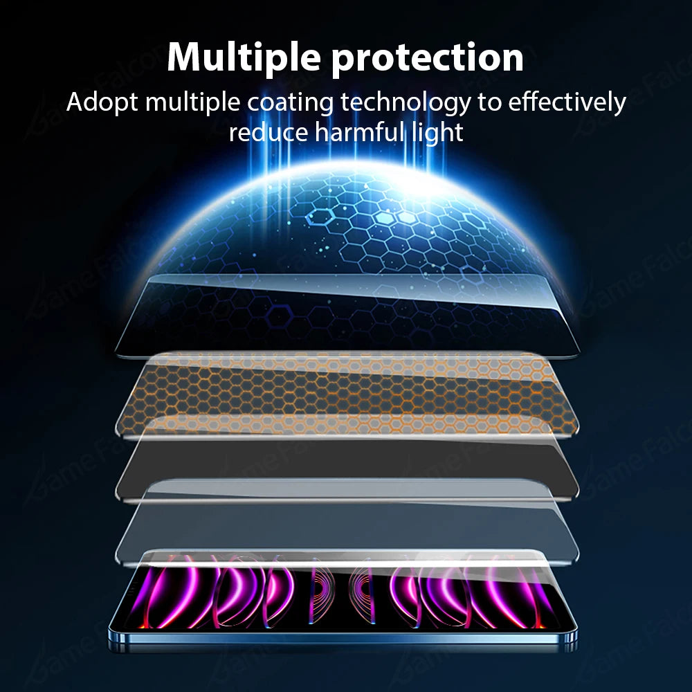 Tempered Glass Screen Protector For Ipad Pro 13 11th M5 M4 2025 12.9 A16 Air 11 5 4 M3 M2 10 9 9th 10th Generation Mini 7 6 Film Car Mobile World