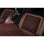 Car Seat Cushion Summer Breathable Cooling Wood Bead Seat Cover Pad Office Massage Cushion Air Ventilation Mesh Mat Cushion Pad Car Mobile World