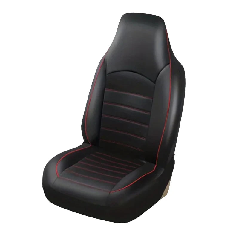 PU Leather Car Seat Covers For Front Seats Car Interior Accessories All-season Auto Seat Covers Fit for Most Cars Universal CM World
