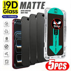 5PCS Oleophobic Matte Screen Protector For iPhone 18 Pro Max 18 Pro Dust Free Privacy Easy Installation Tempered Glass Film