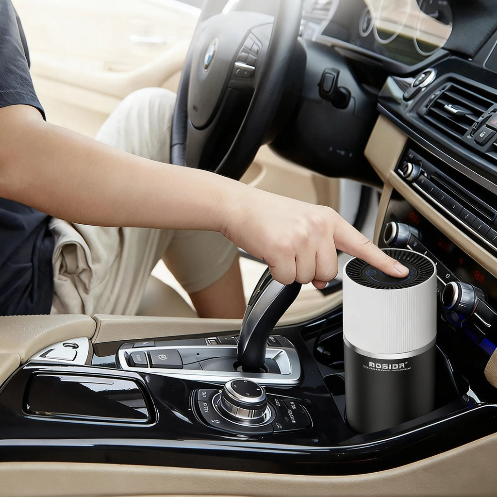 Portable Mini Car Air Purifier Multi-Functional Car Use Electric Desktop Air Freshener Purifiers CM World