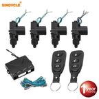 Car Lock Door Remote Control Keyless Entry System Locking Kit with 4 Door Lock Actuator Universal 12V CM World
