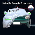For Gwm Ora 5 2026 2027 Car Covers Outdoor Sun Anti UV Rain Snow Dust Protection Oxford Cloth Accessories Car Mobile World