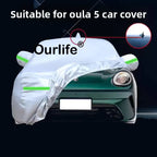 For Gwm Ora 5 2026 2027 Car Covers Outdoor Sun Anti UV Rain Snow Dust Protection Oxford Cloth Accessories Car Mobile World