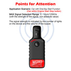WOYO PL011 PKE LF Locator Transponder Key Coil Detector ,Test Automotive Keyless Entry Low Frequency Antenna Inspection Tool CM World