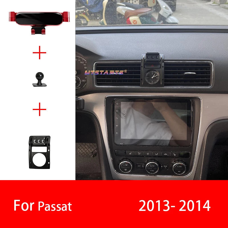 Car Phone Holder Mobile Mount Stand For Volkswagen Passat B7 B8 B9 2011-2023 Adjustable GPS Special Navigation Bracket CM World