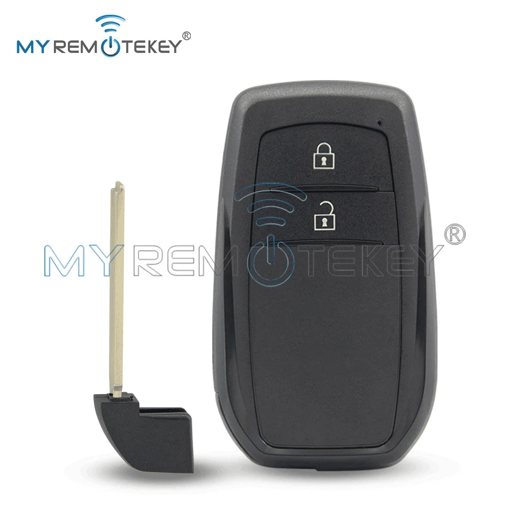 MYREMOTEKEY Tokai Rika B3H2K2R Smart Key shell 2 Button for 2022 Toyota Yaris Cross Hybrid CM World