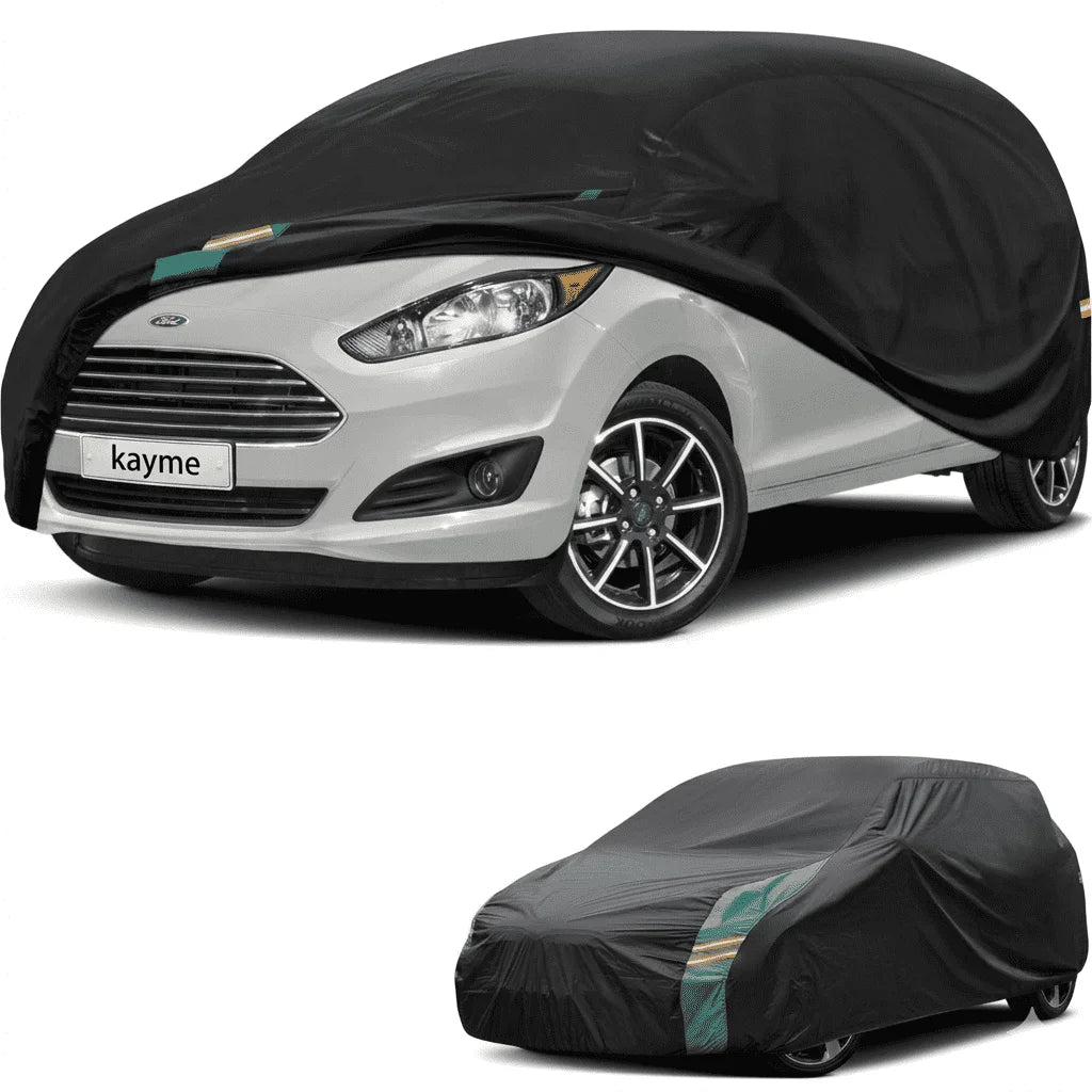 Waterproof UV Car Cover 190T Outdoor Sun Dust Night protection with reflective strips Cover Fit for Telsa Kayme Car Accessories Car Mobile World