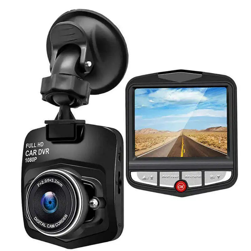 1080p universal in-car dashcam with a 2.2-inch LCD screen – continuous recording, 24/7 parking surveillance and motion detection, no batteries required Car Mobile World