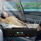 Solar USB Car Air Purifier Car Air Purifier Negative Oxygen Ions Fresher Portable For Car CM World