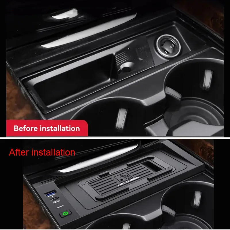For BMW X5 F15 X6 F16 2014 2015 2016 2017 2018 15W Car wireless charger fast phone charger CM World