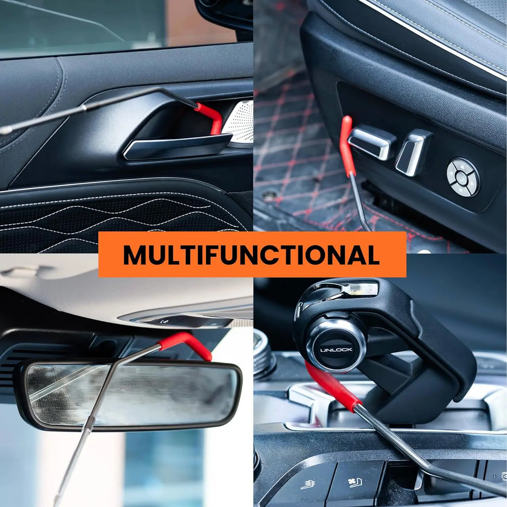 21/18PCS Car Door Tool Kit Inflatable Air Pump Auto Window Door Open Fixing Gripper Tools Long Reach Kits with Carrying Bag CM World
