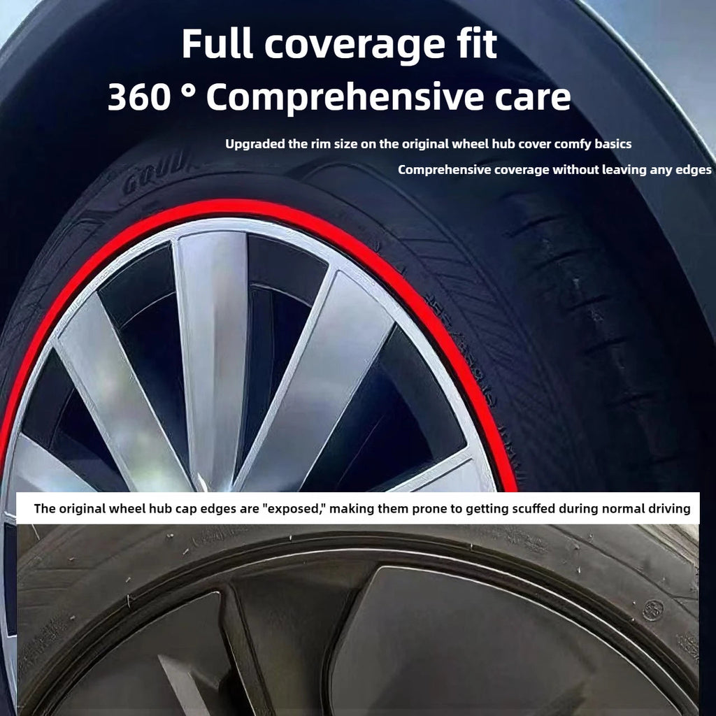 19 inch Wheel Hubcap for Tesla Model Y Juniper 2025 Front Rear Wheel Hup Caps Protect Cover Launch 2026 Exterior Accessories CM World