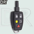 DR Replacement Car Remote Key Shell Case Fob Housing Cover 30772198 / LTQV0315TX For Volvo C30 S40 V50 C70 2005-2013 CM World