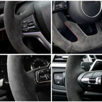 Car Steering Wheel Cover Carbon Fiber Leather For Mercedes Benz W176 W246 W205 C117 C218 X218 W213 X156 X253 W166 X166 EQV W447 CM World