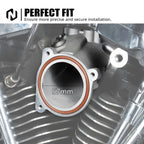 For Harley Street Glide Road Glide Road King Special Street Bob Fat Bob Fat Boy 114 Breakout Intake Manifold 57mm Air Intake M8 CM World