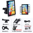 Jansite 7" Portable Multimedia Player Carplay AI Screen IPS Screen GPS Navigation Bluetooth Support Horizontal/Vertical Screen CM World