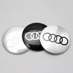 4pcs 56/60/63/65/68mm Wheel Hub Caps Sticker for Audi Sline A1 A2 A3 A4 A4L P 8V 8L RS RS3 RS4 RS5 RS6 S1 S2 S3 S4 S5 S6 S7 S8