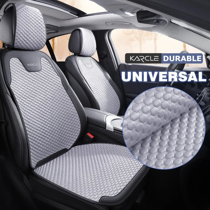 Universal Ice Silk Car Seat Covers Comfortable Car Seat Covers Full Set Sweat Absorption Auto Seat Cushion Pad Car Accessories